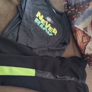 Athletic Works Kids Matching Set - Black and Yellow